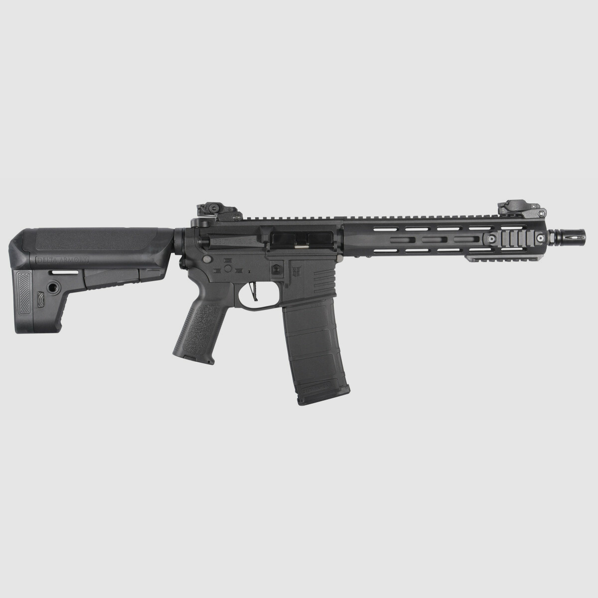 M4 AR15 M-LOK 10 pollici CHARLIE Nero S-AEG Fucile Airsoft Libero da 18 anni | Delta Armory