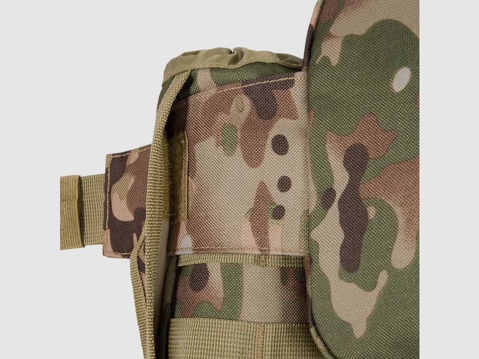 Brandit waist belt "Allround" with pocket + bottle holder - Tactical Camouflage