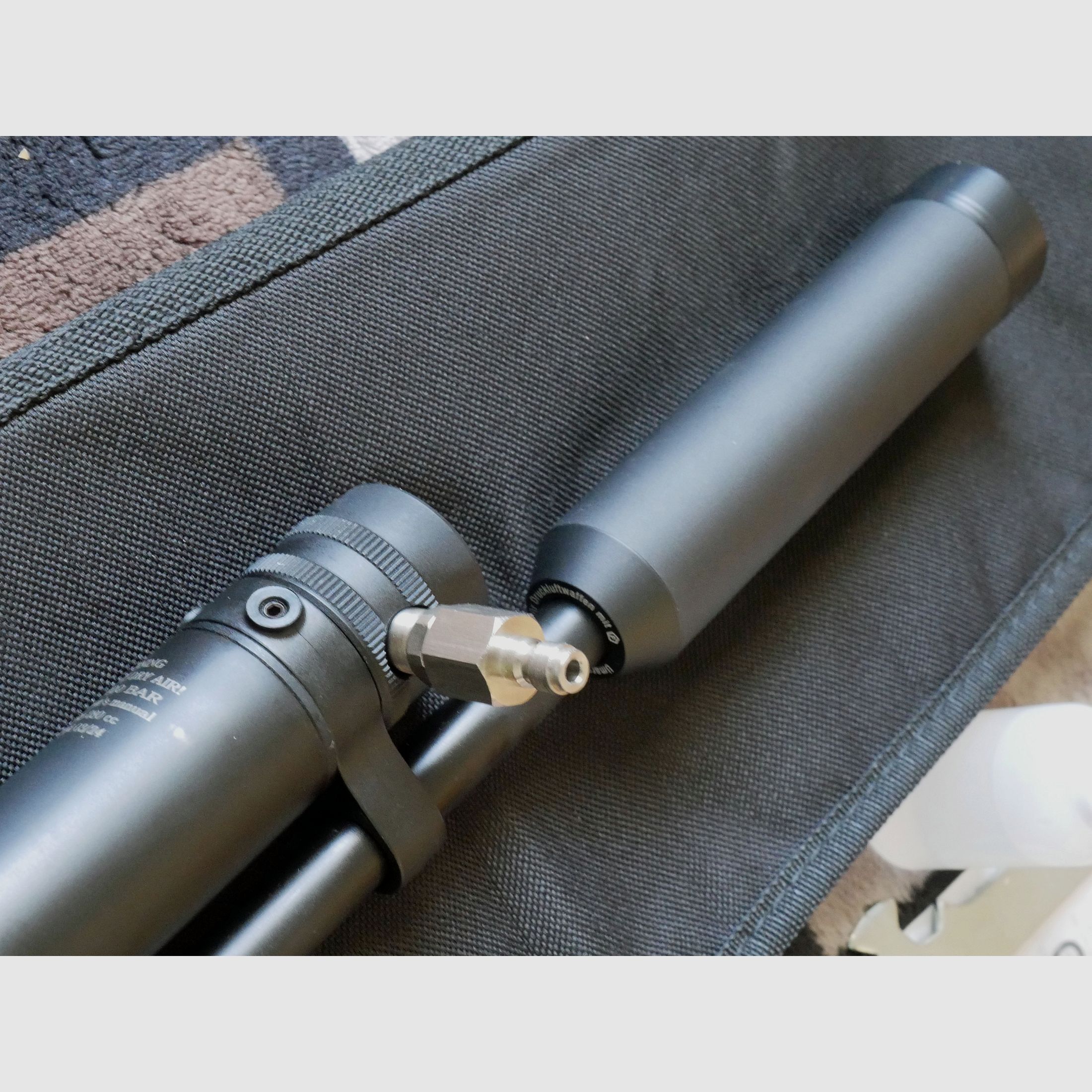 Kral Arms Puncher Nish S luchtgeweer kal. 5,5 mm met richtkijker, tas, Diana-pomp en demper - als nieuw -