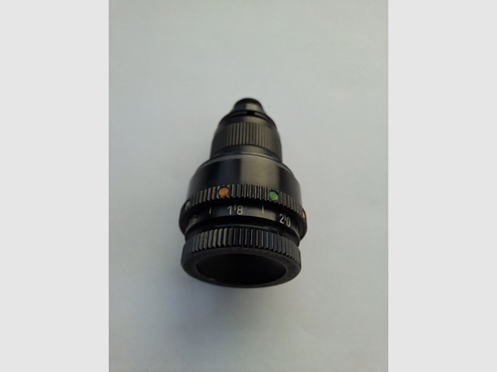 Gehmann D75 mit Irisblende, Farbfilter und Dioptrien 