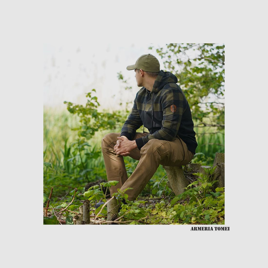 JACKET – FOSTEX – LUMBERSHELL JACKET Black/Olive, image 4 of 4