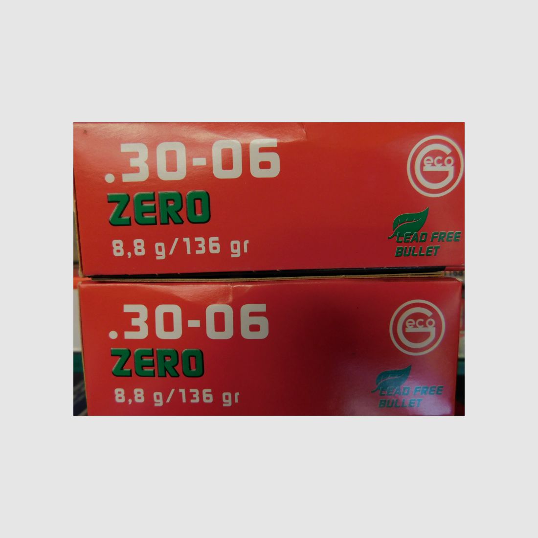 40 Schuss Geco .30-06 Zero bleifrei 8,8g Versandkostenfrei