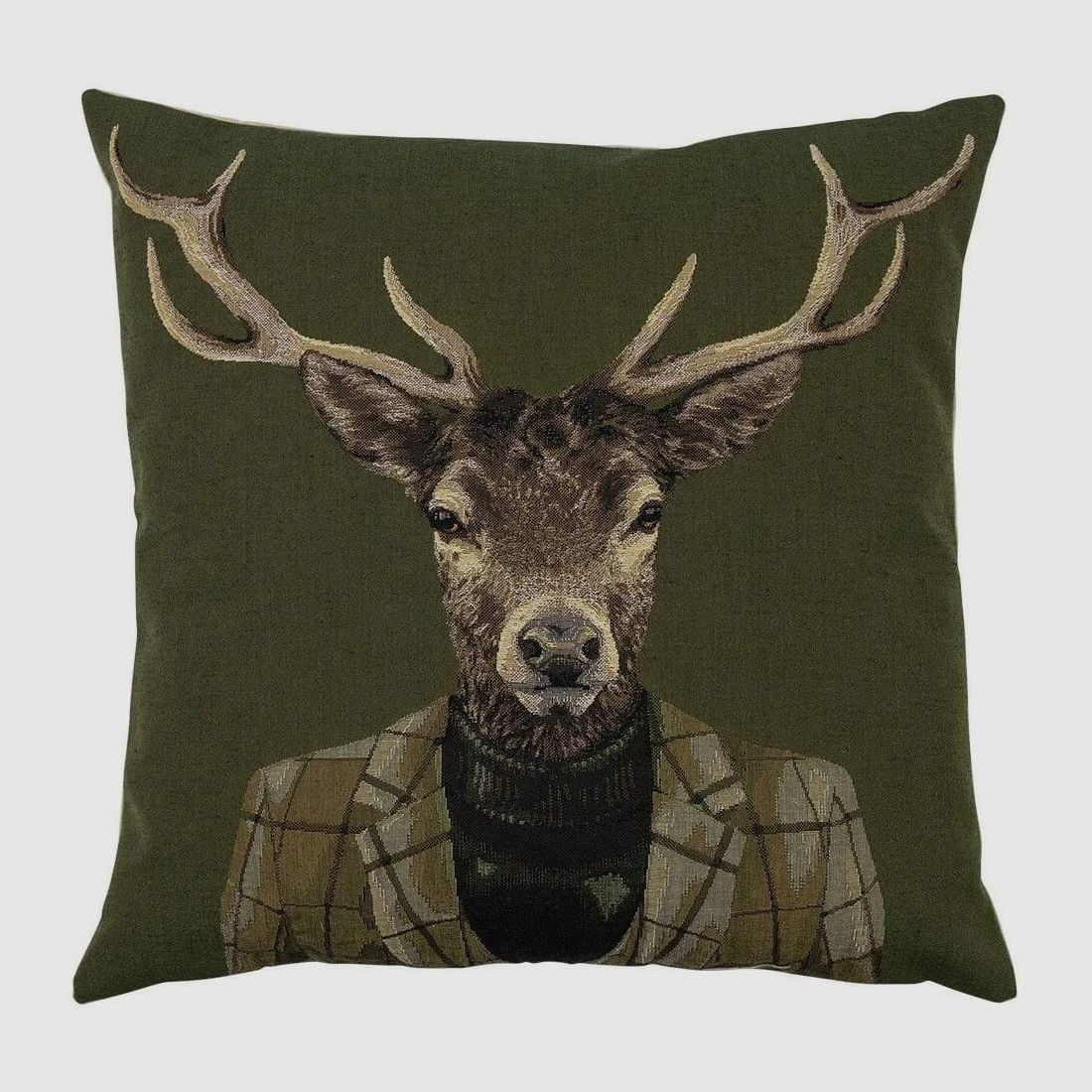 LivingActive Goblin Kissen Hirsch Rollkragen 45x43x16 cm
