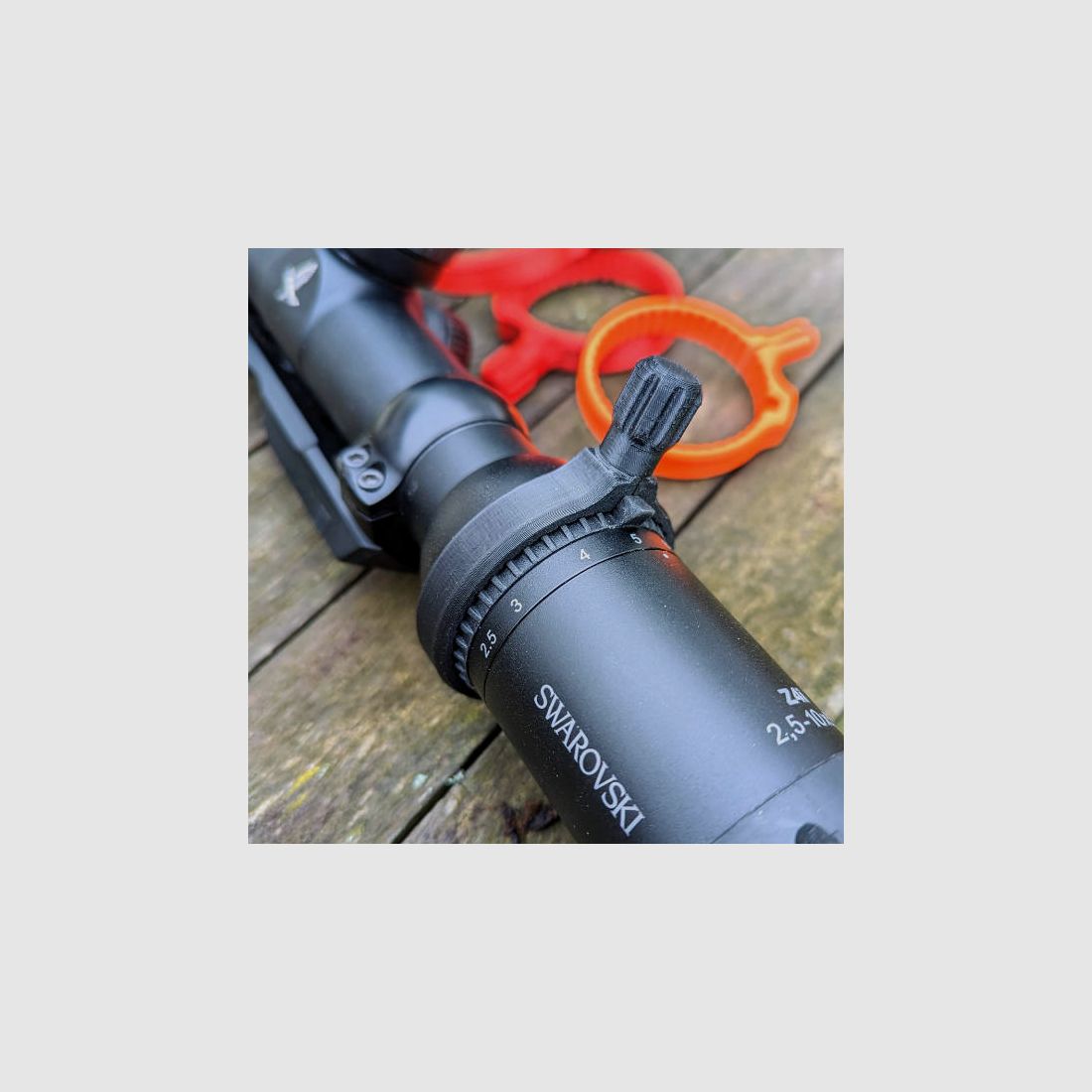 Per Swarovski Z4i: Leva di regolazione rapida per impostazione della magnificazione