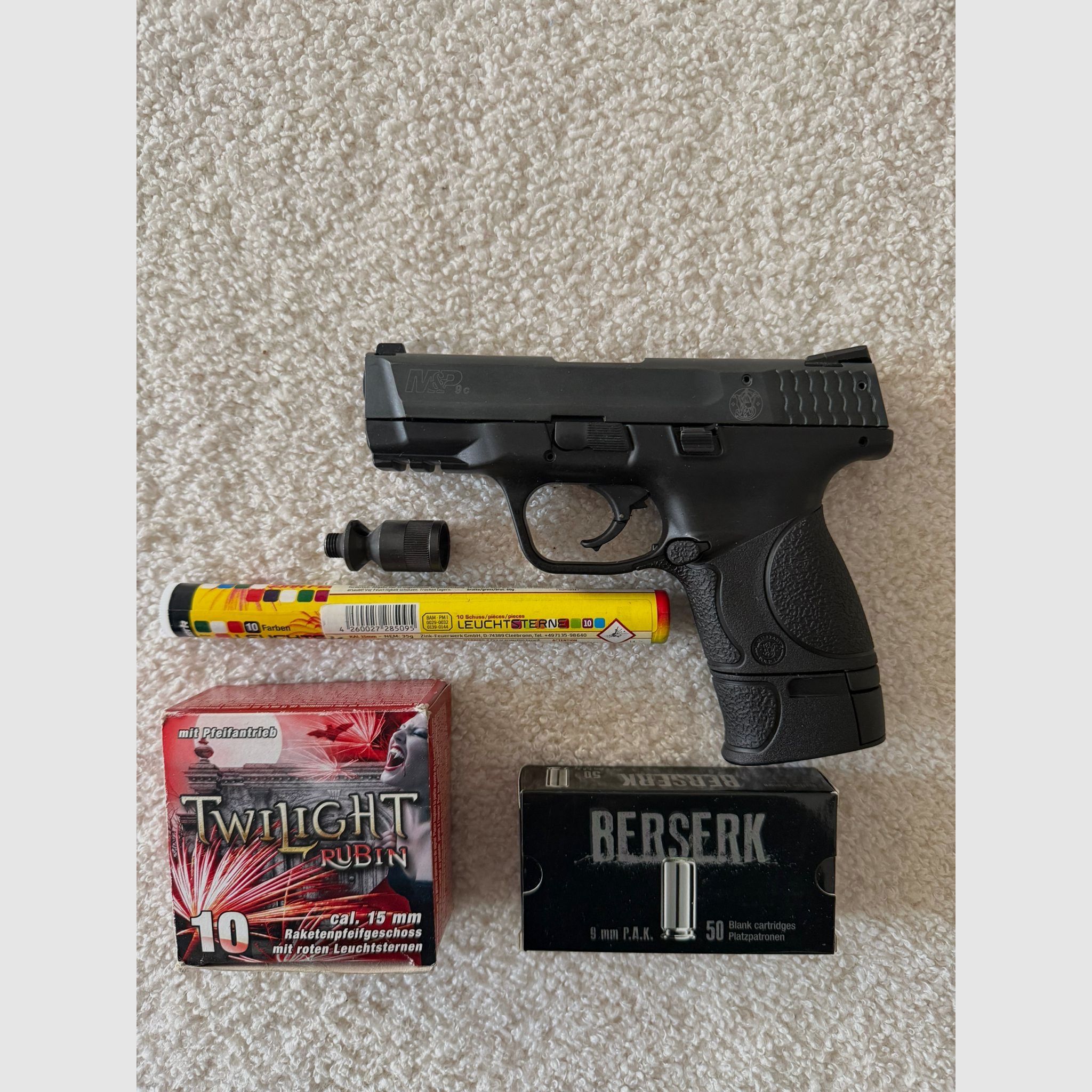 Smith & Wesson M&P 9C pistola de fogueo calibre 9mm P.A.K