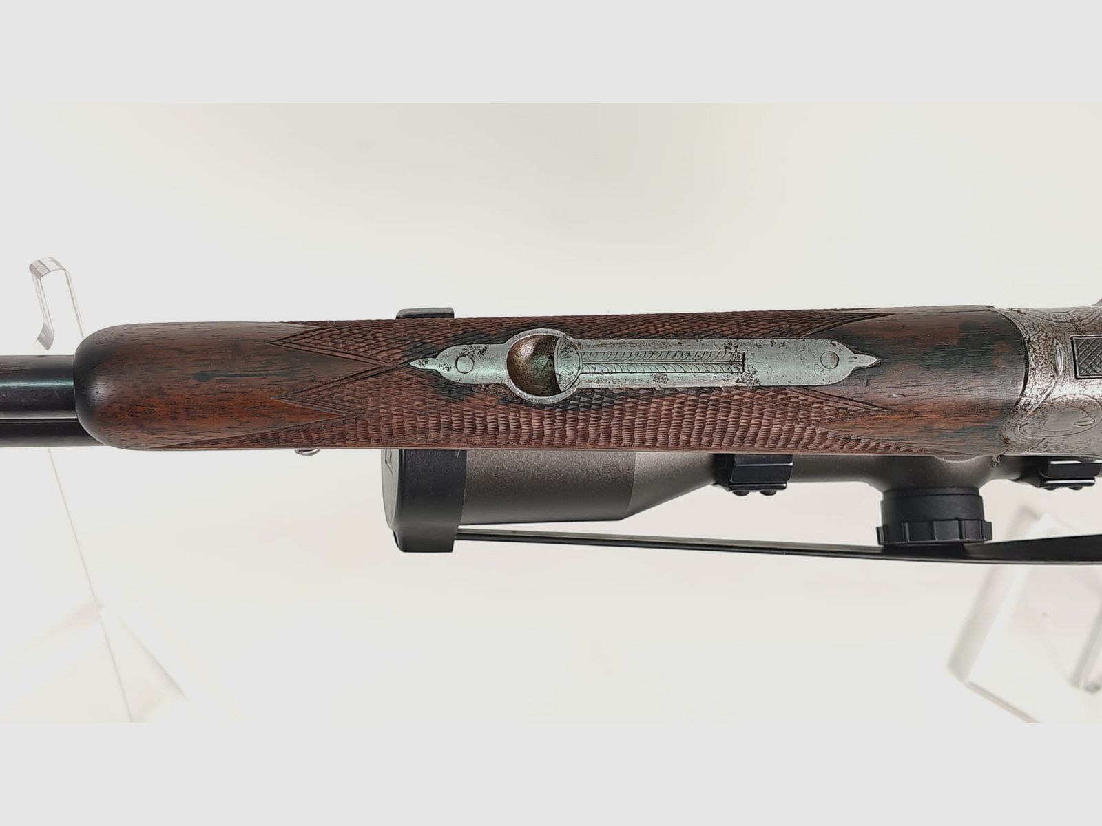 Suhler Jagdhütte Hahn-Bockbüchsflinte 5,6x52 R / 16/70 avec Zeiss Duralyt 2–8x42, image 3 sur 8
