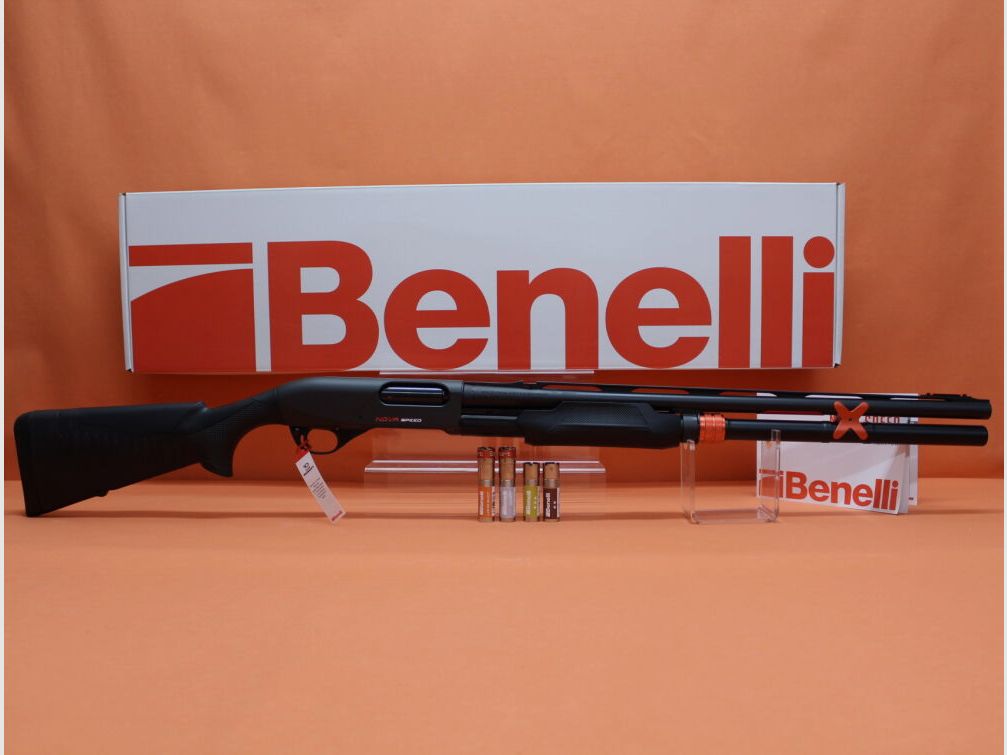Benelli VsRep.Flinte 12/76 Benelli NOVA SPEED 26"/66cm Lauf/ Criochoke (IPSC-/ Vorderschaftrepetierflinte)