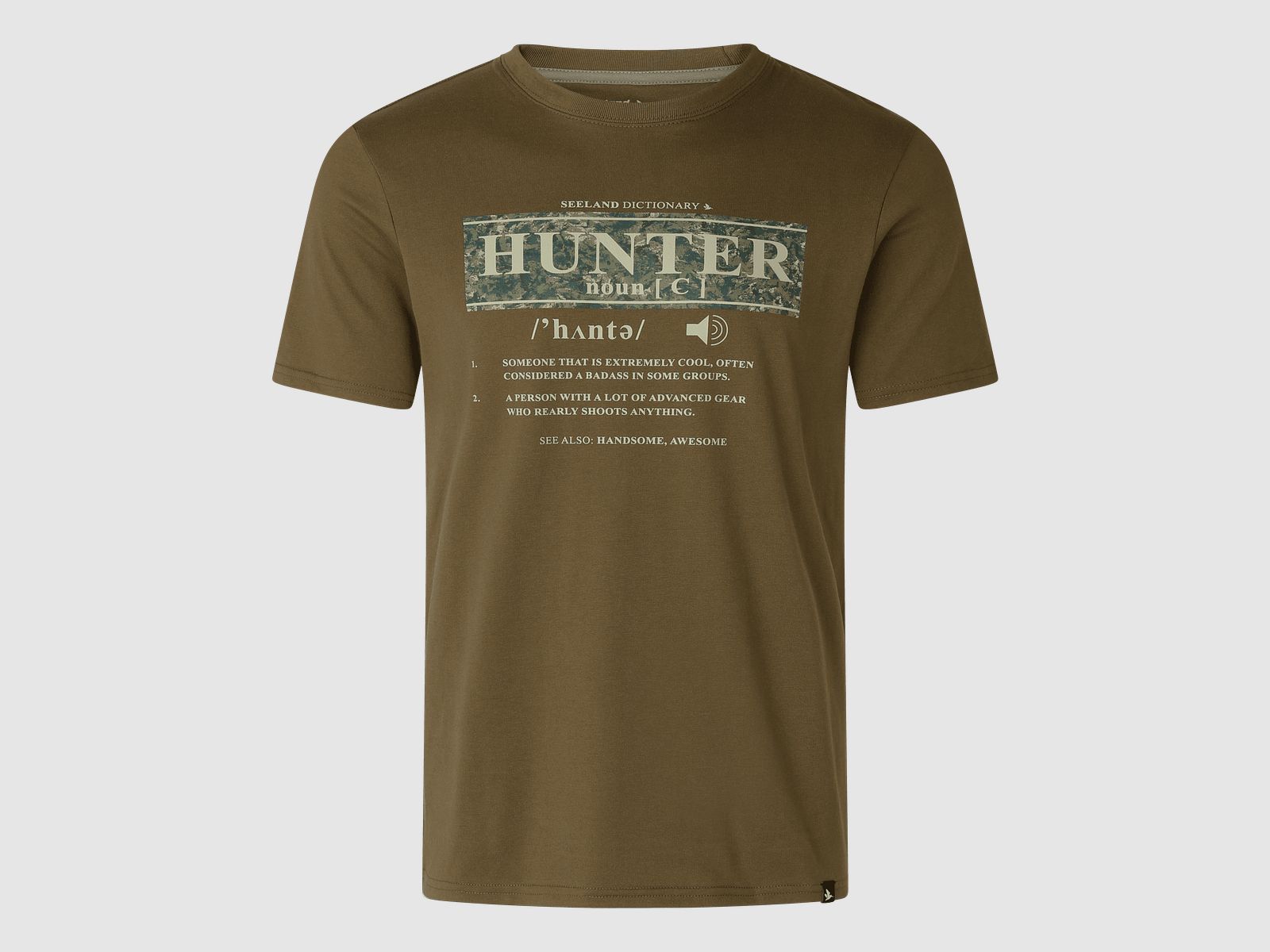 Seeland Dictionary T-shirt Men Military Olive XXL