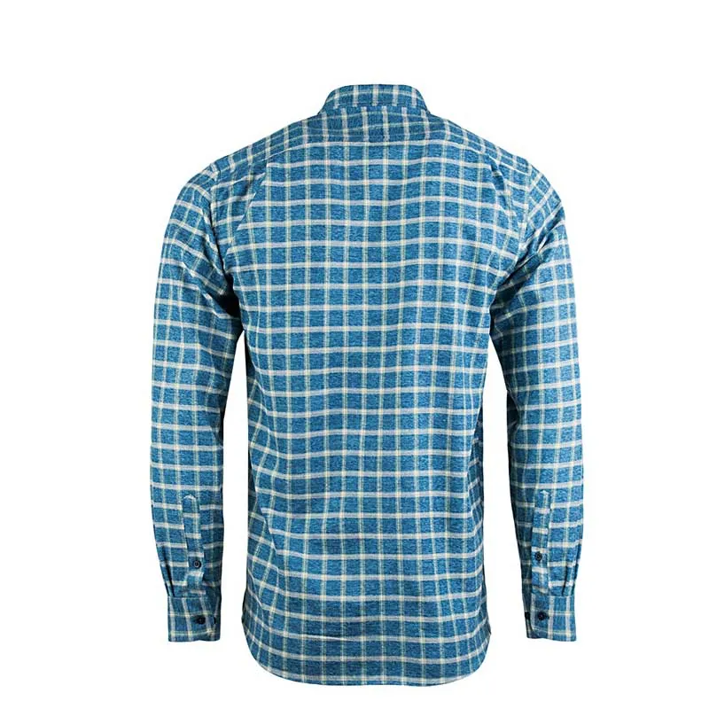 TAGART - Flanelowa koszula w kratę FERN BLUE w kolorze niebieskim - regular, zdjęcie 6 z 6