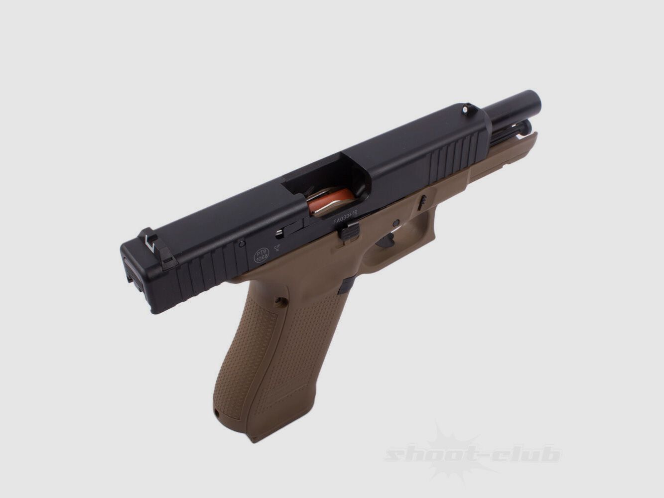 Glock 17 Gen 5 Schreckschusspistole 9mm PAK Coyote