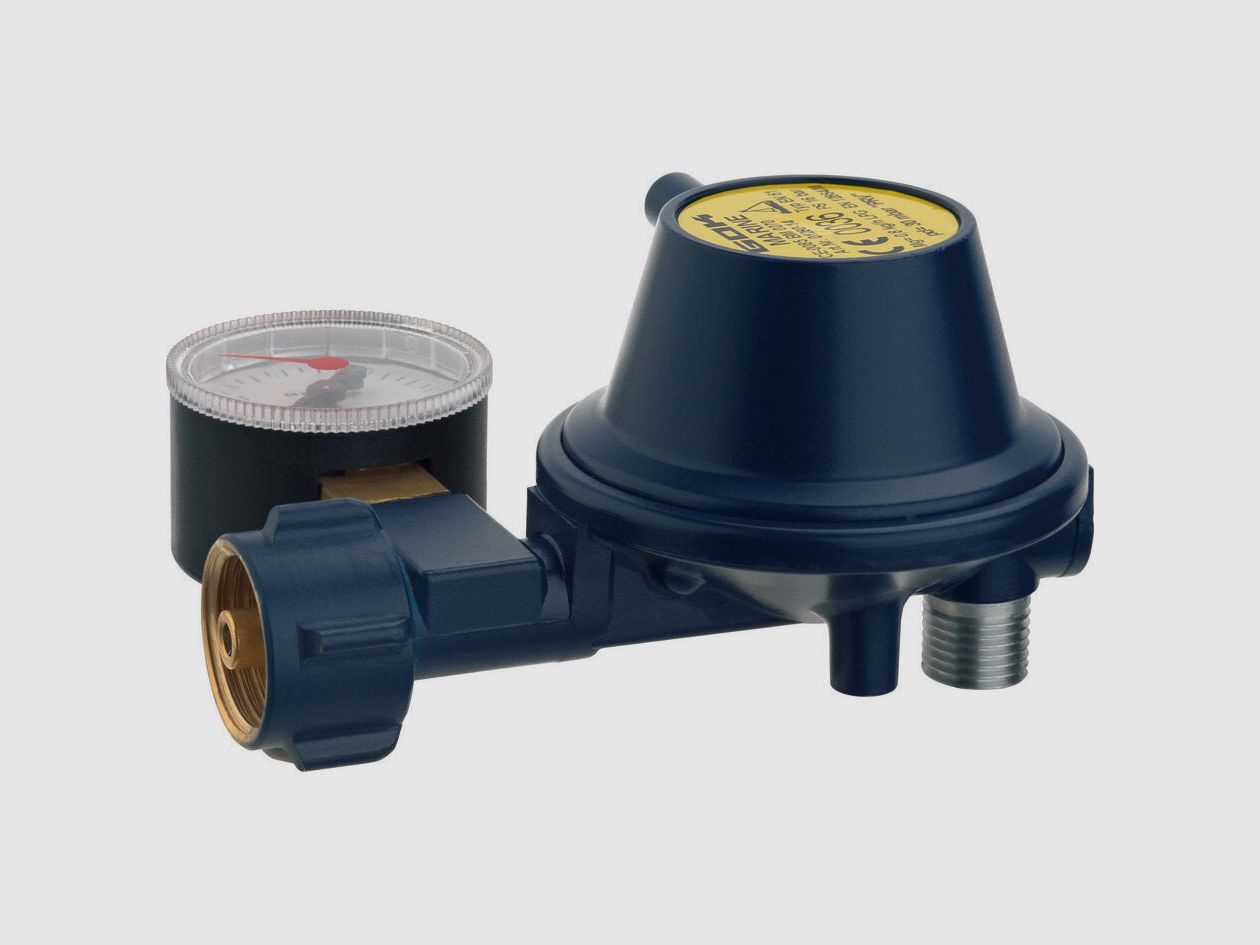Niederdruckregler 0,8 kg/h, 30 mbar, KLF x G 1/4 LH-KN, Bild 2 von 4