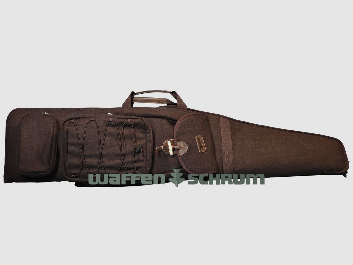 Mjoelner Hunting Backpack Case Birk 130cm - Brown with Backpack Straps