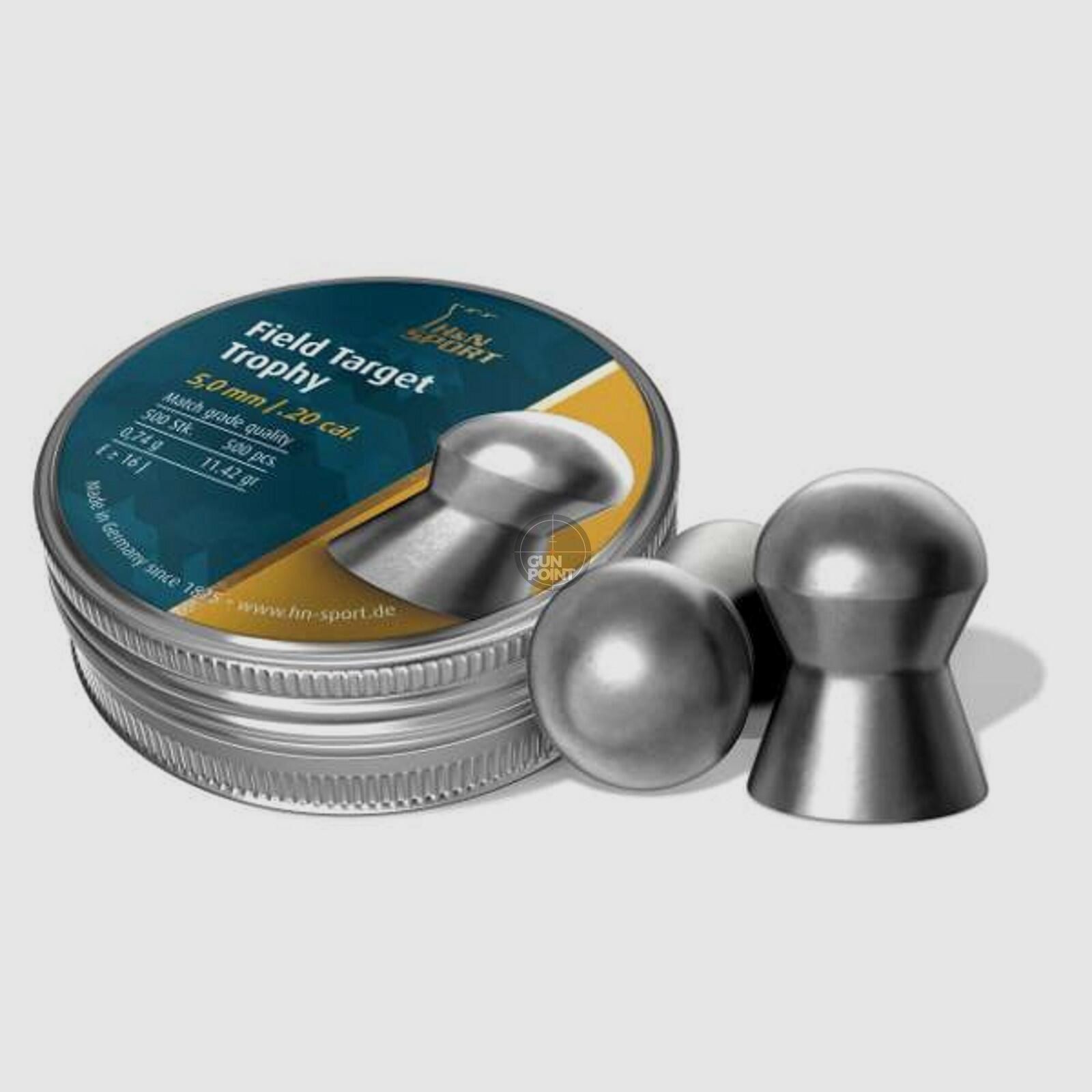 H&N Field Target Trophy - 5,00 mm / .20 cal. - 500 Stck