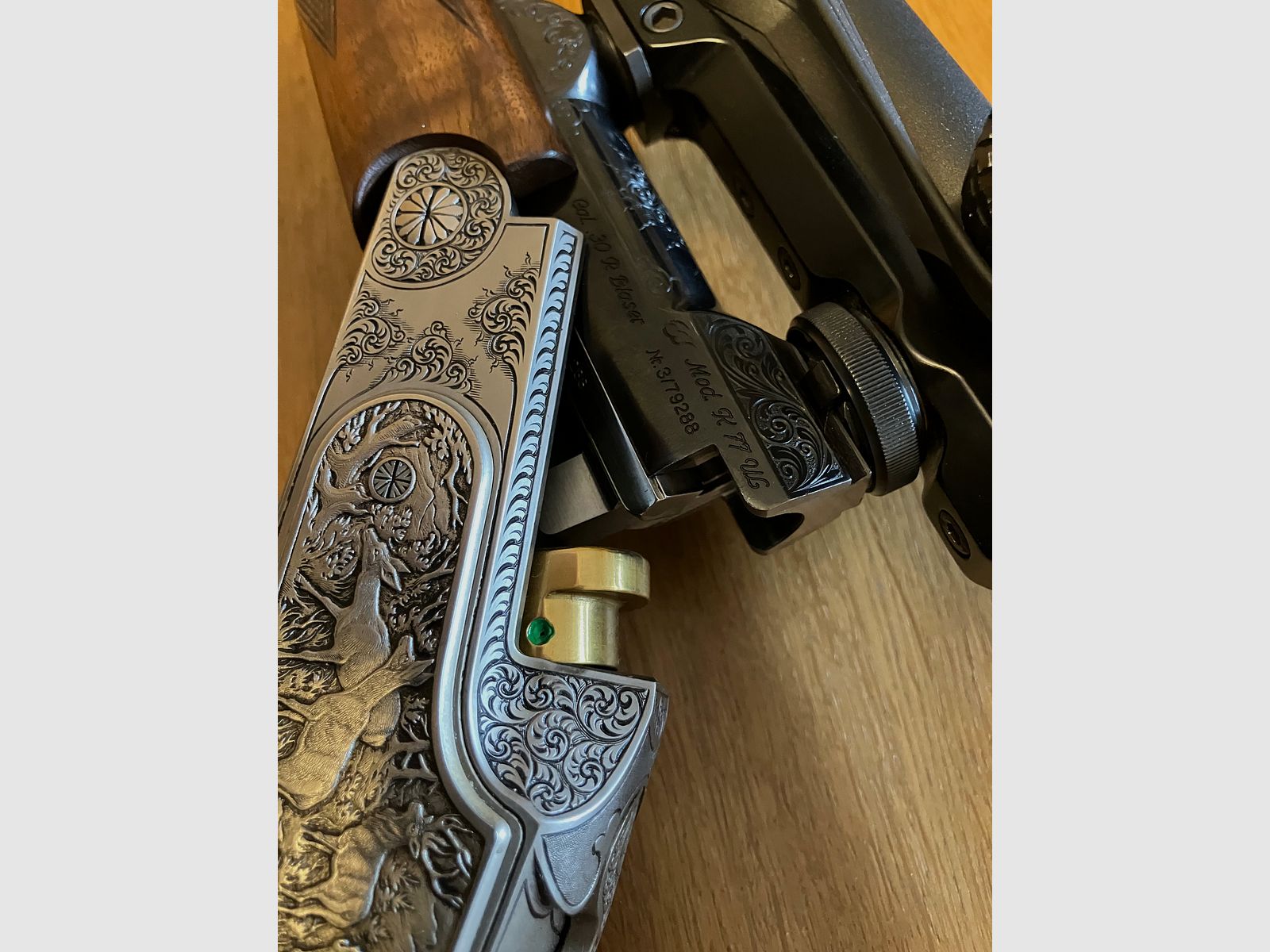 BLASER K77 cal.30R Blaser mit ZF Zeiss 7x50 Absehen 4 Leuchtpunkt, neuwertiger Zustand!