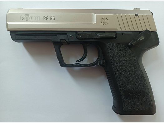 Röhm RG 96 nickel cal. 9mm P.A.K.