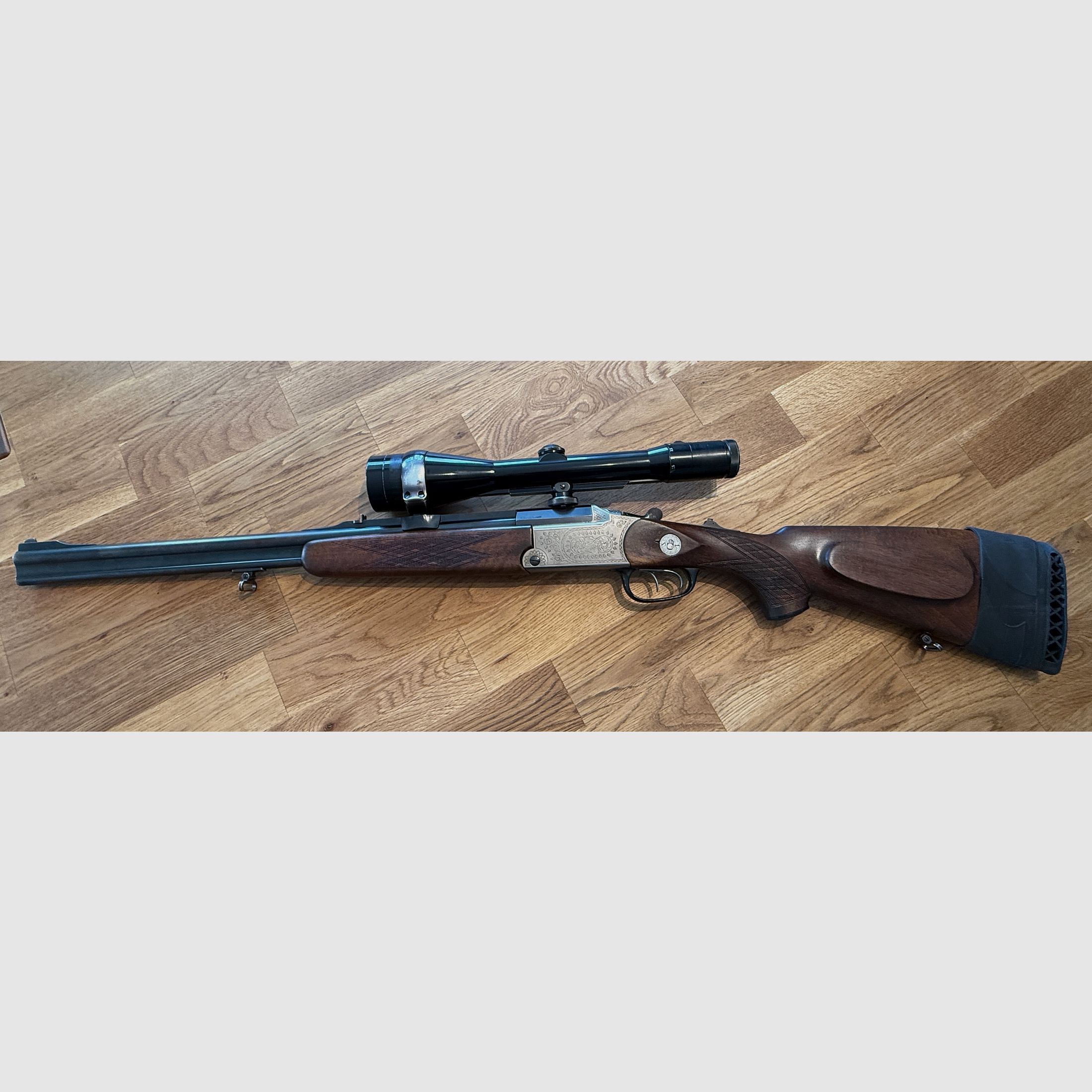 Blaser Bergstutzen con cañón intercambiable – 7×65R / .222 Rem + .22 WMR / 12/70