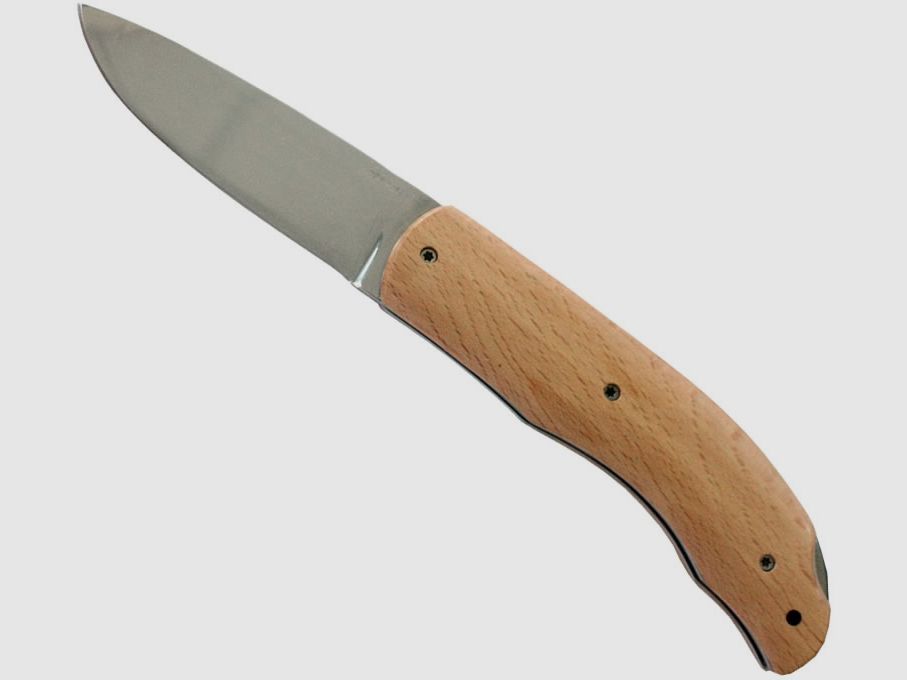 Taschenmesser Buchenholzgriff