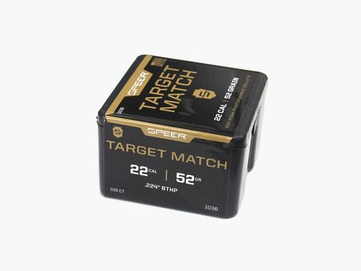 SPEER Bullets .22 52GR TARGET M