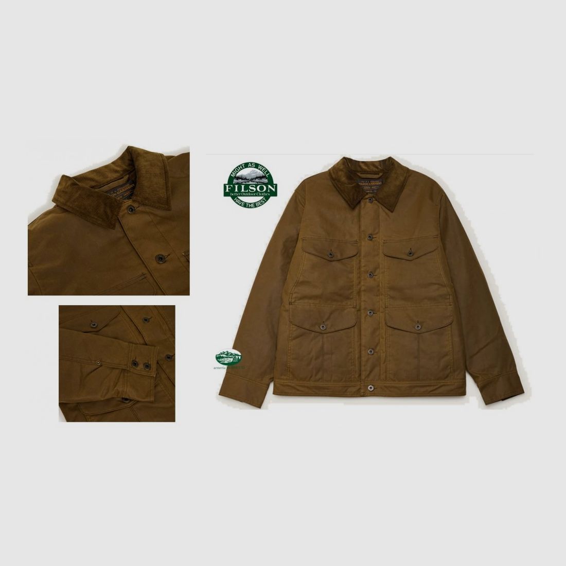 FILSON Jacke JOURNEYMAN dunkelbraun