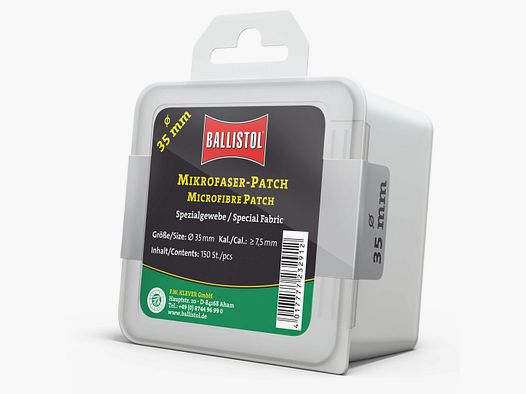 PARCHES de microfibra BALLISTOL redondos - 35mm
