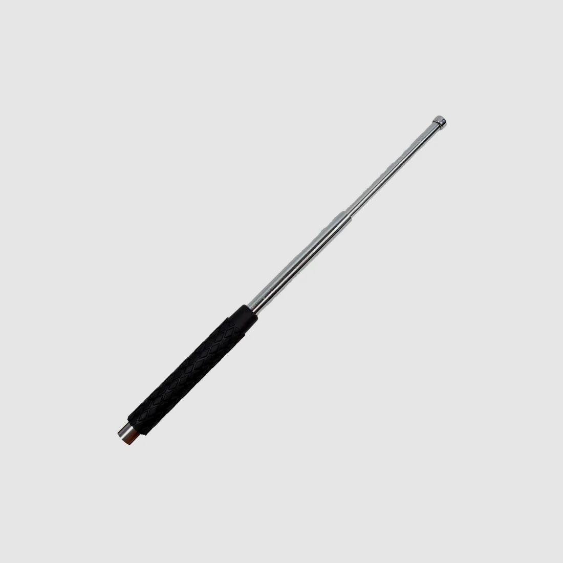 Teleskop Schlagstock 20,5/53cm, Chrom + Gürtelholster