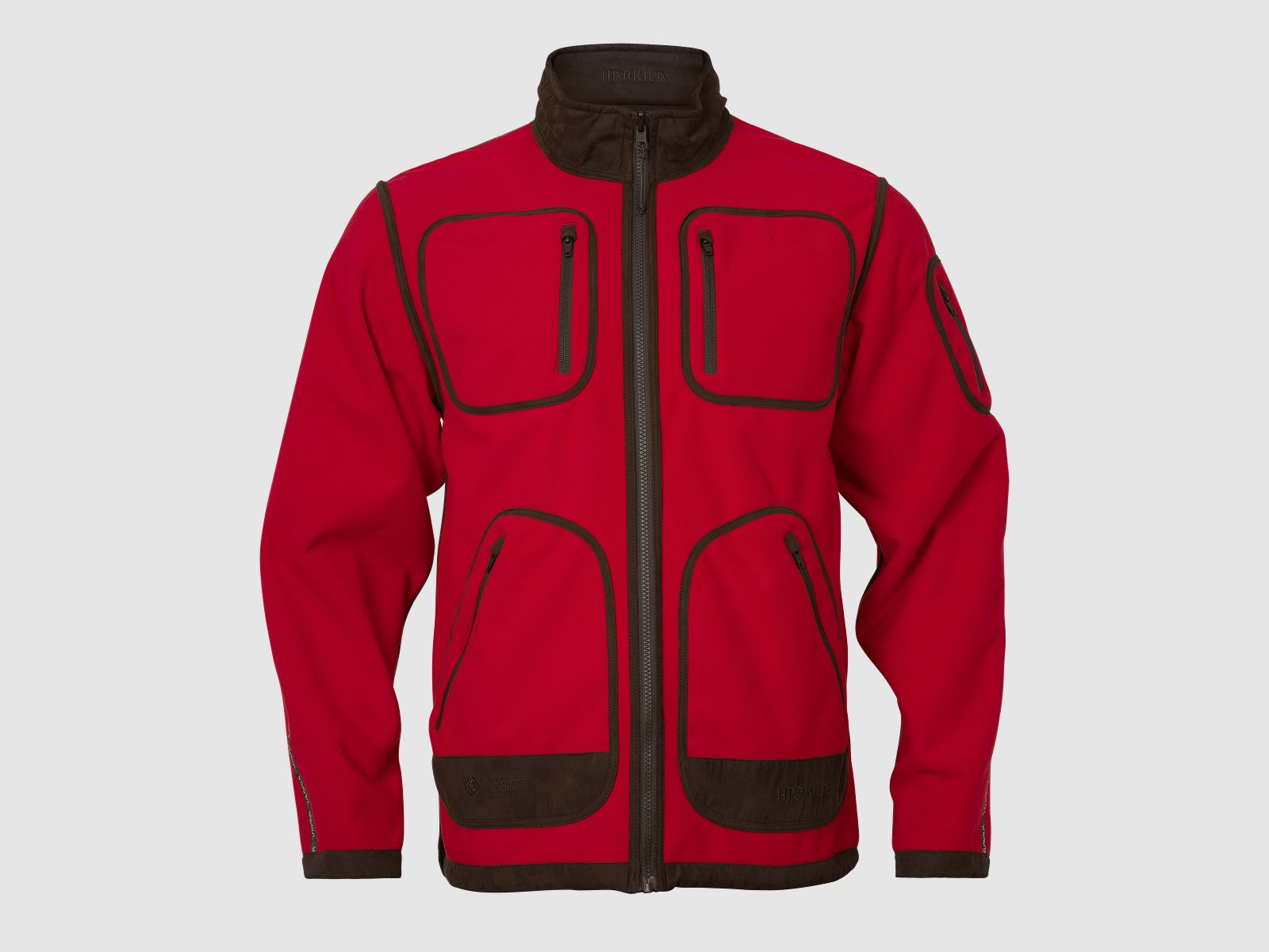 Härkila Kamko Regal rev. Maglione in pile Uomo Rosso/Marrone 3XL