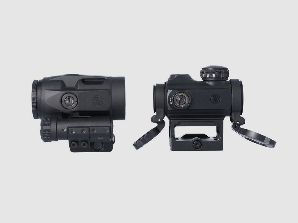 SIG SAUER	 Romeo MSR 1x20 red dot + Juliet3-Micro 3x22 Magnifier