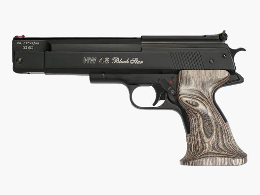 Pistola ad aria Weihrauch HW 45 Black Star