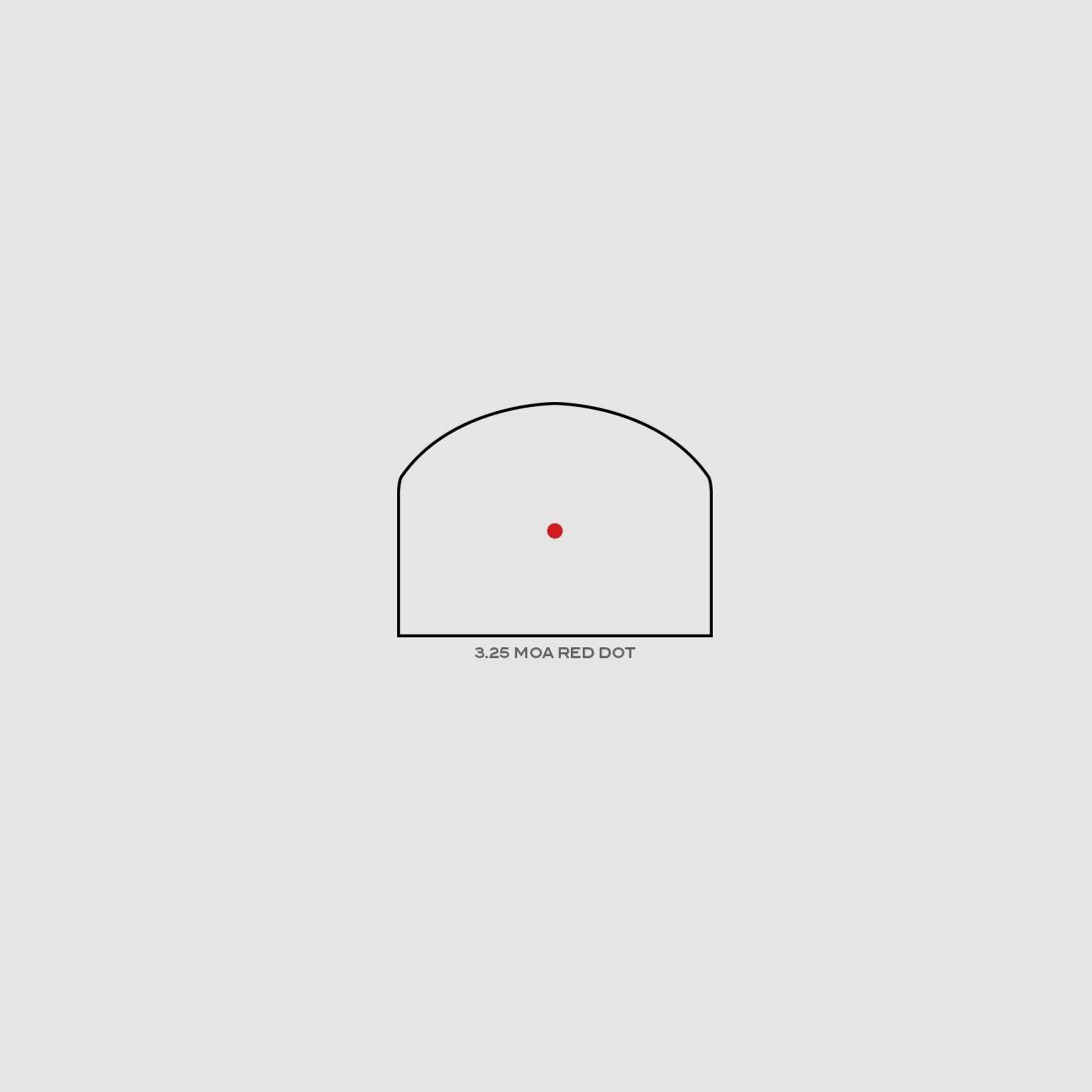 RMR 3.25MOA Red T2 Black Matte, immagine 2 di 8