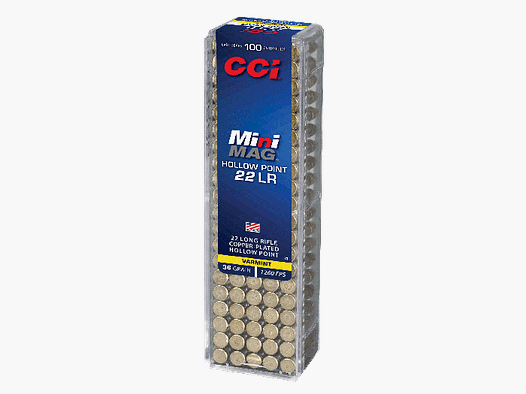 22 LR CCI MINI MAG VARMINT HP 36 GRAINS doos van 100