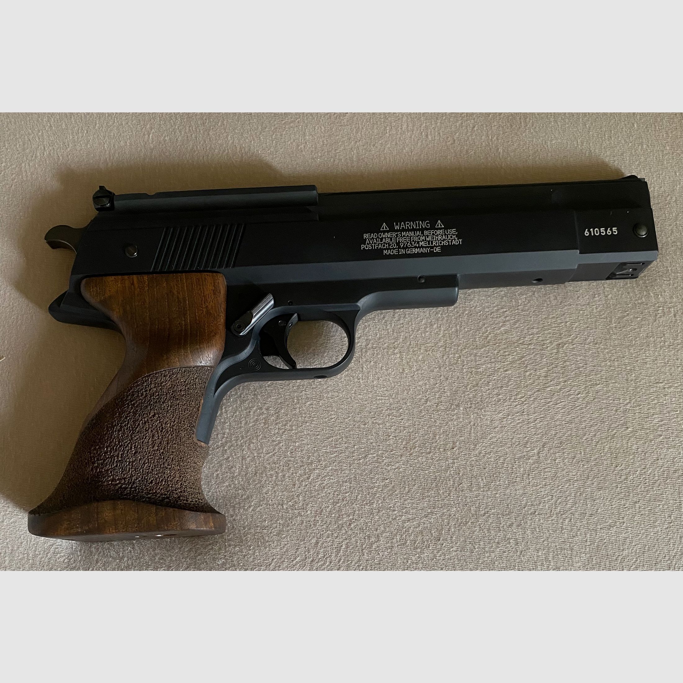 Weihrauch HW75 Luftdruckpistole cal. 4,5 mm