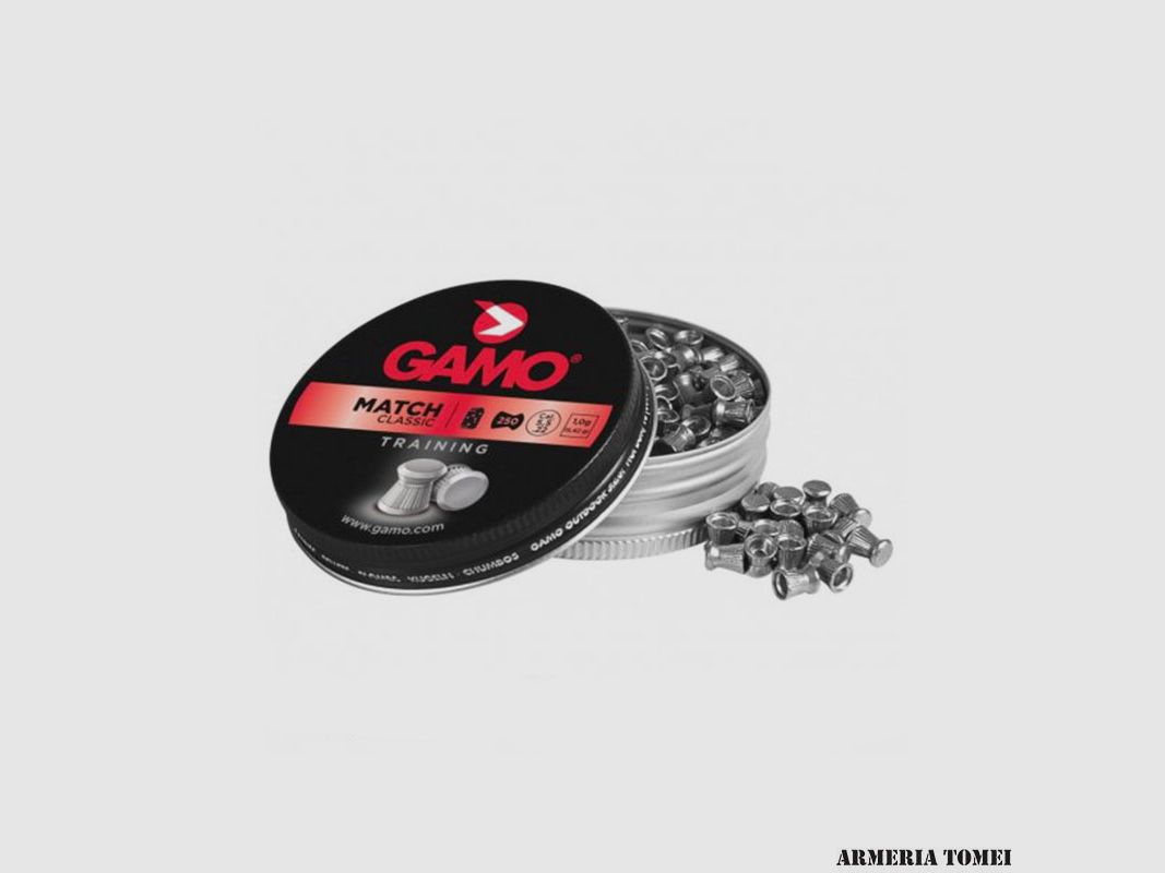 AIR GUN PELLETS – GAMO – MATCH CLASSIC TRAINING CAL. 5.5 – 1.0G / 15.42GR PCS. 250