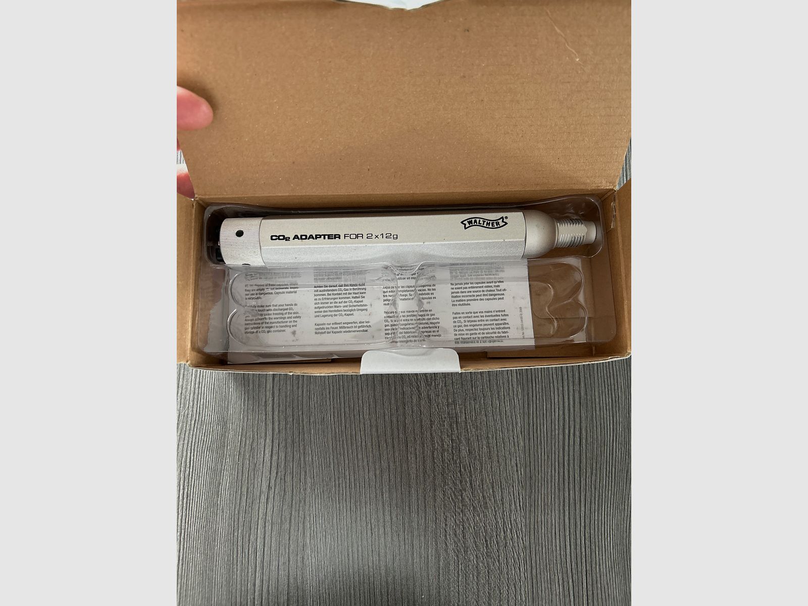 CO2 Adapter von Walther