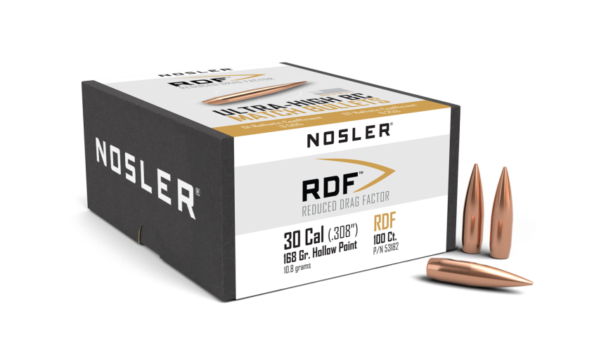 Box mit 100 Geschossen Nosler Kal. 0.308 RDF 168 grains 53182, Bild 1 von 2