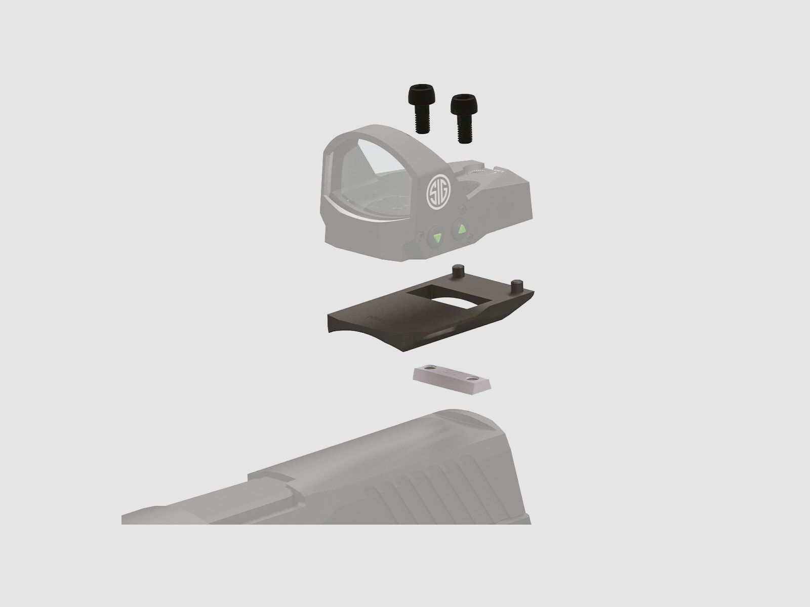 Sig Sauer ROMEO 1 Adapter Kit Springfield XD