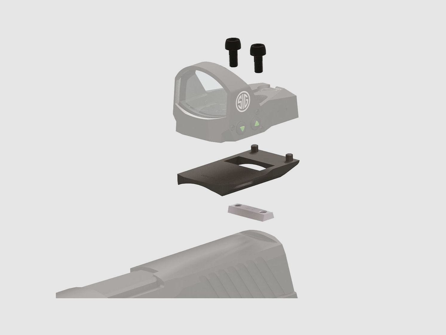 Sig Sauer ROMEO 1 Adapter Kit Springfield XD