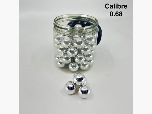50 Patronen TAC-BALL Alu Kaliber 0.68 7,0gr.
