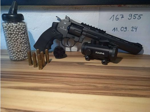 Revolver - Dan Wesson 8 Zoll - Gasrevolver - ASG - Airsoft