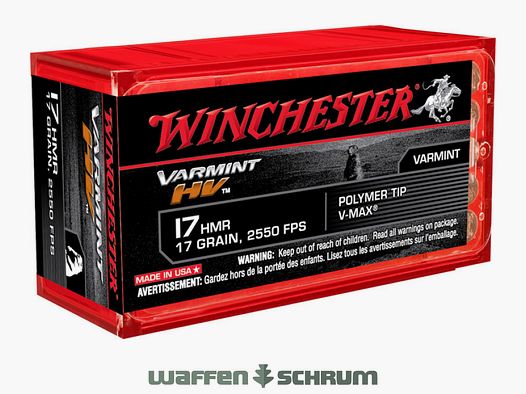 Winchester Varmint HV 1,1g - 17gr .17HMR