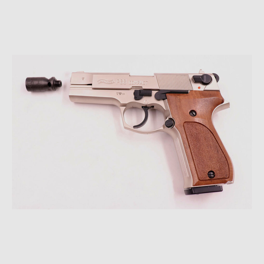 Walther - Ulm P88 Compact/Deluxe/vernickelt