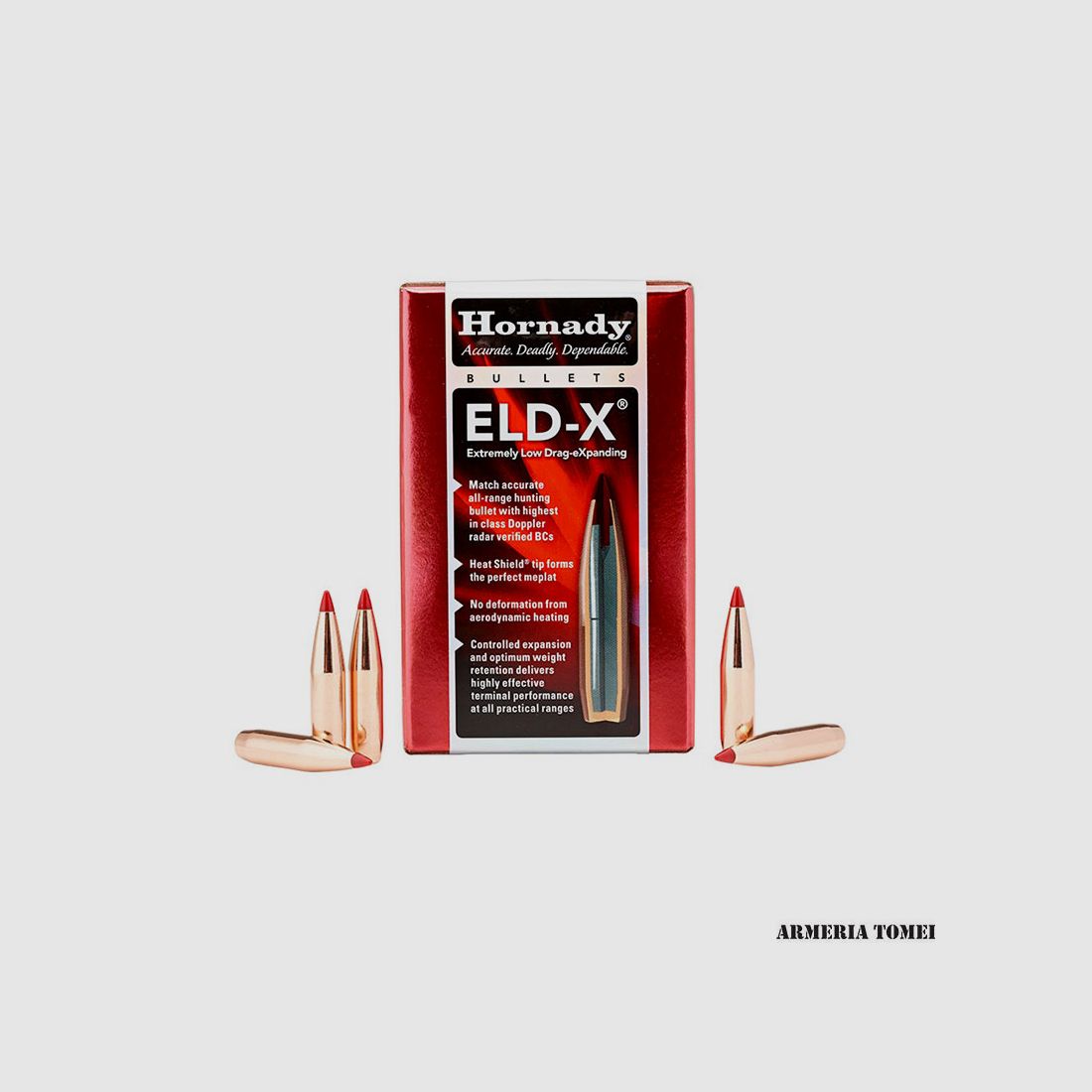 Balles de rechargement – HORNADY – 7mm .284 175 gr ELD-X® (100 pièces)