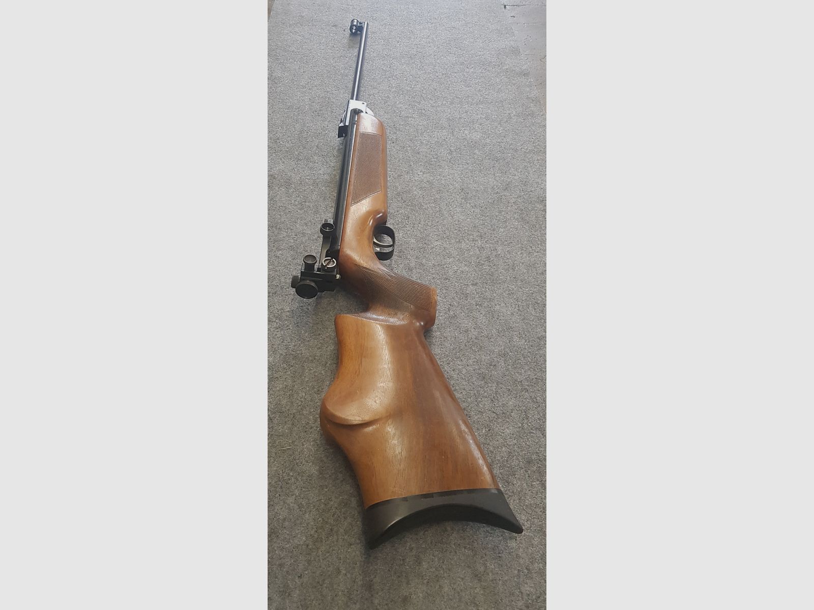 Sehr altes Weihrauch HW55 T  mit Tiroler Walnussschaft Knicker Luftgewehr  ohne F-Zeichen aus den 60iger Jahren cal. 4,5mm Diabolo