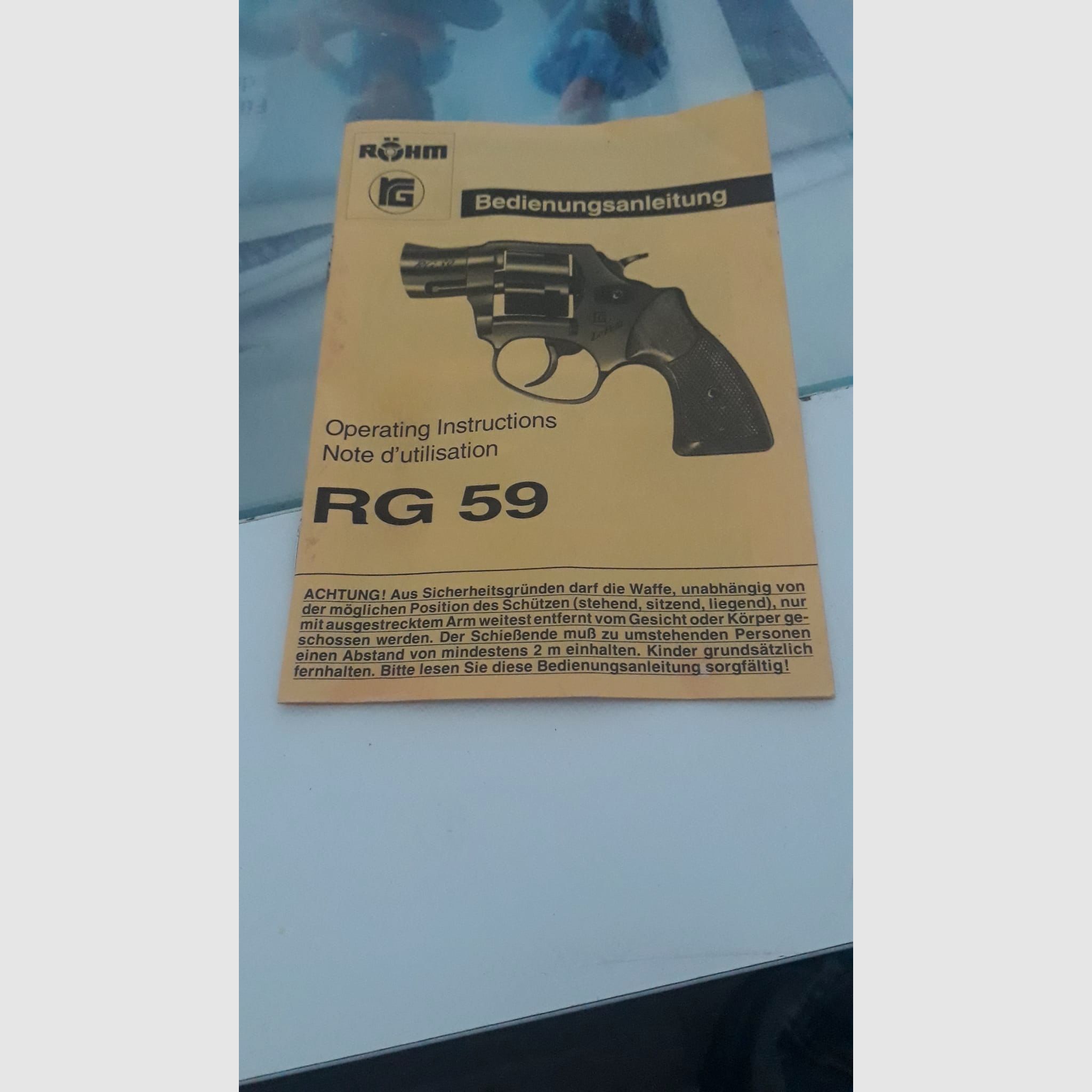  Gas Revolver Pistole Röhm RG 59