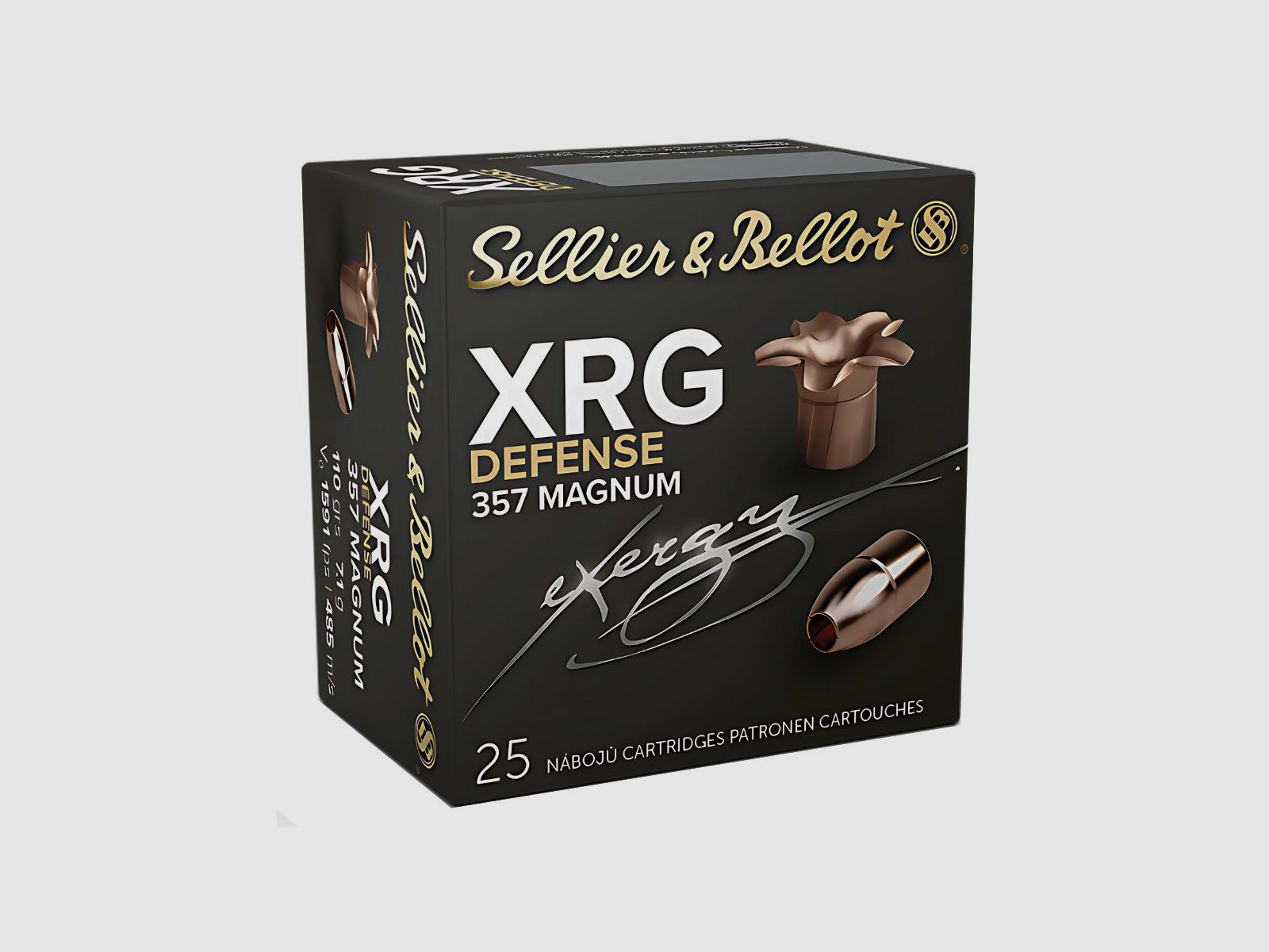 .357 Magnum Sellier & Bellot XRG Defense 110gr/7,1g (V312532), image 1 sur 3