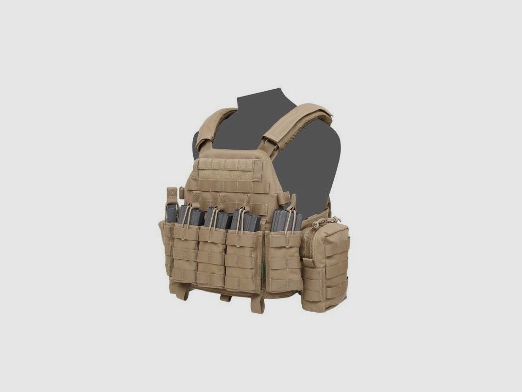 WARRIOR DCS PLATE CARRIER 5.56 CONFIG COYOTE GR L, Bild 1 von 3