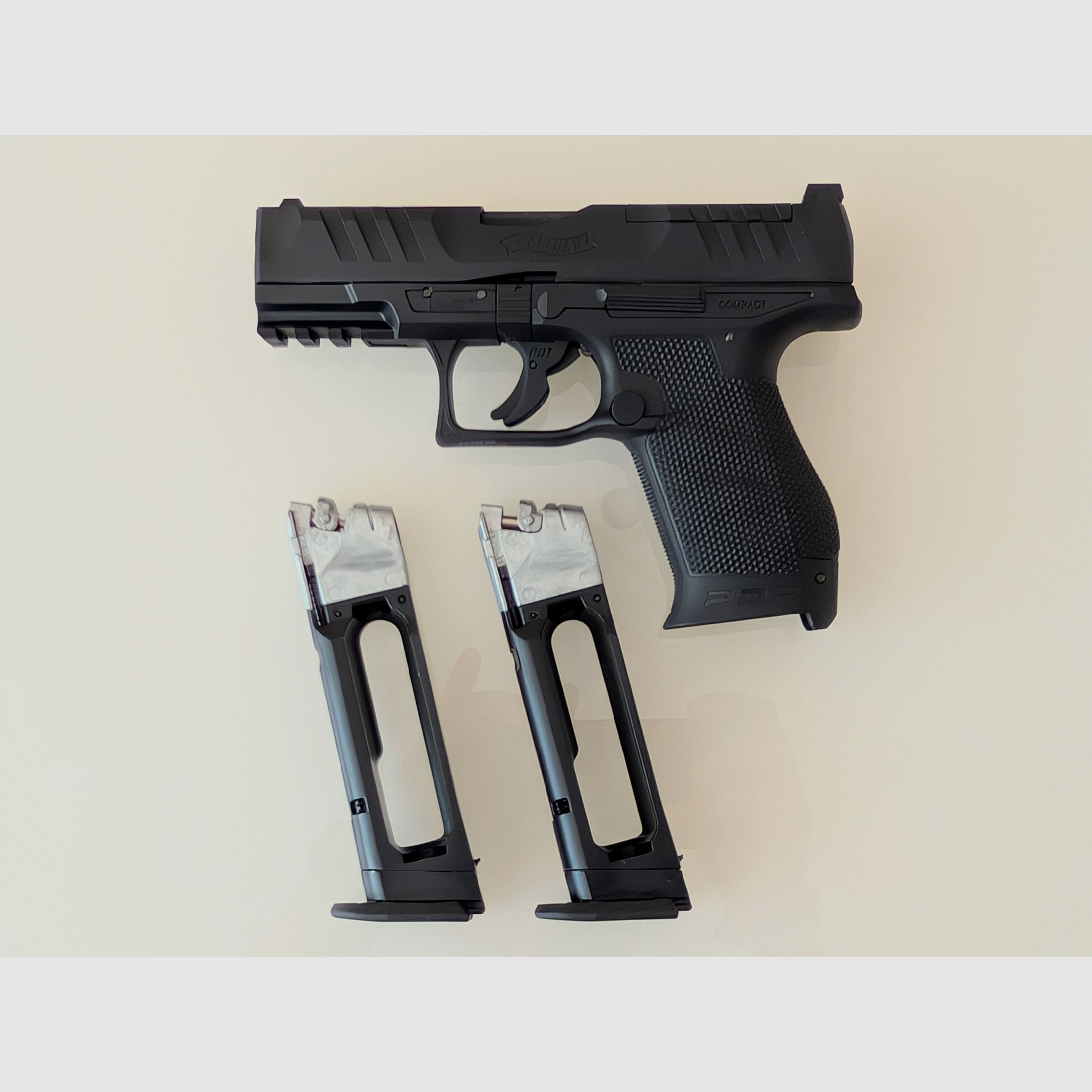 Walther PDP Compact 4" 4,5 mm (.177) BB, CO₂, < 3,0 J, Optics Ready