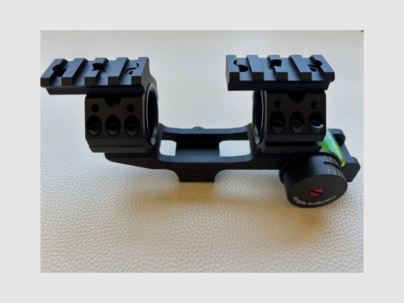 Tijdwise Blockmontage met libelle & hellingsmeter (30mm / 25,4mm) – NIEUW - Topprijs zonder OVP