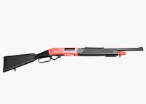 UH Rep. Flinte Adler, Mod. A-110RS, rot, 12/76, 20″ Lauf, 5 Schuss, Synthetikschaft