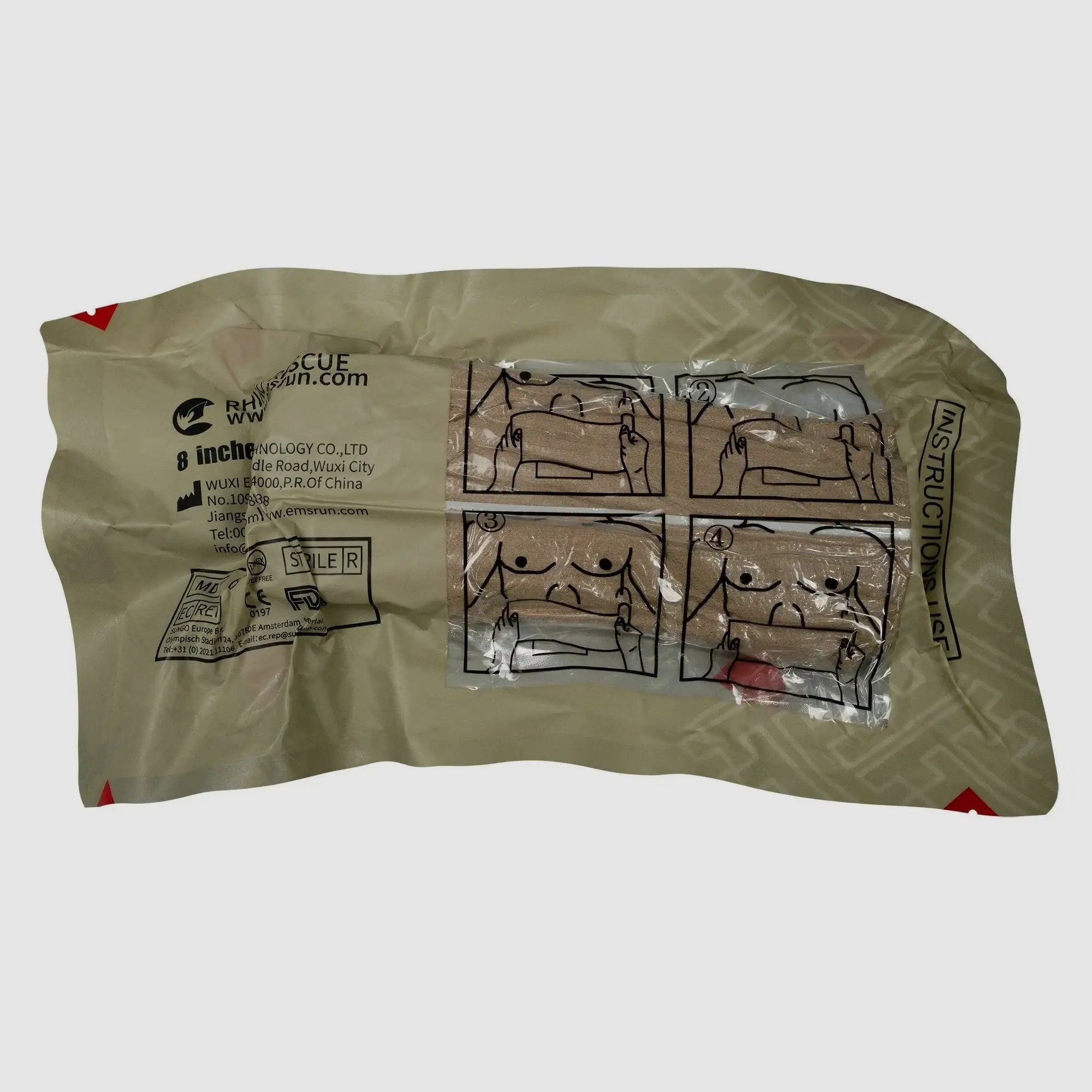 Rhino Rescue Rhino Rescue Notfall Bandage 8 Inches