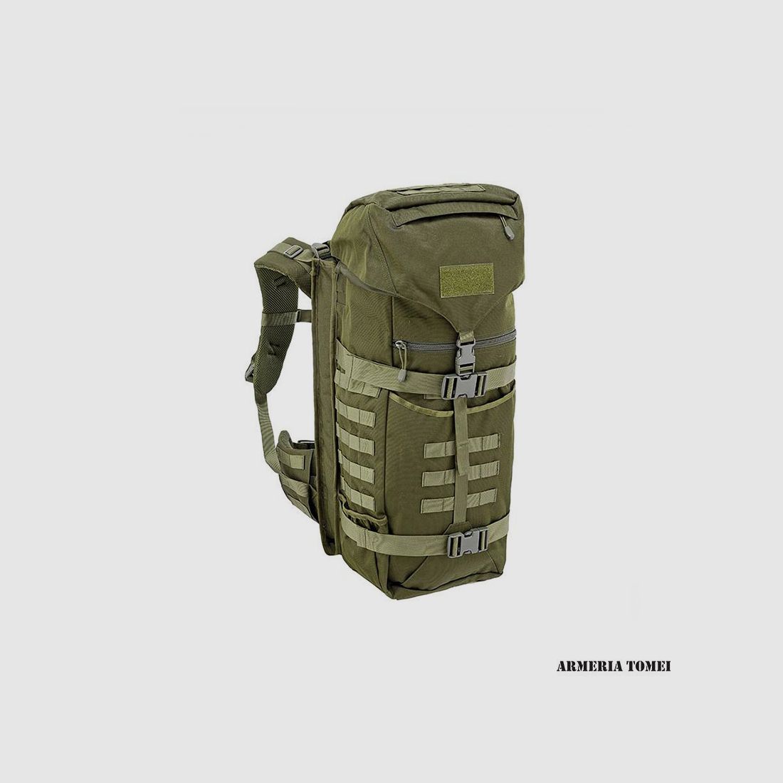Backpack - DEFCON 5 – Battle Backpack with Rifle Holder Col. OD Green, image 1 of 2